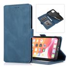 For iPhone 11 Retro Magnetic Closing Clasp Horizontal Flip Leather Case with Holder & Card Slots & Photo Frame & Wallet(Navy Blue) - 1