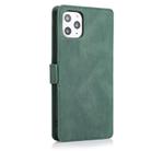 For iPhone 11 Pro Retro Magnetic Closing Clasp Horizontal Flip Leather Case with Holder & Card Slots & Photo Frame & Wallet(Green) - 3