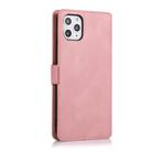 For iPhone 11 Pro Retro Magnetic Closing Clasp Horizontal Flip Leather Case with Holder & Card Slots & Photo Frame & Wallet(Rose Gold) - 3