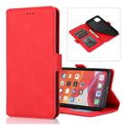 For iPhone 11 Pro Retro Magnetic Closing Clasp Horizontal Flip Leather Case with Holder & Card Slots & Photo Frame & Wallet(Red) - 1