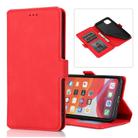 For iPhone 11 Pro Max Retro Magnetic Closing Clasp Horizontal Flip Leather Case with Holder & Card Slots & Photo Frame & Wallet(Red) - 1