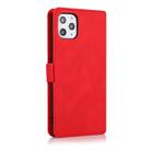 For iPhone 11 Pro Max Retro Magnetic Closing Clasp Horizontal Flip Leather Case with Holder & Card Slots & Photo Frame & Wallet(Red) - 3