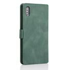 For iPhone X / XS Retro Magnetic Closing Clasp Horizontal Flip Leather Case with Holder & Card Slots & Photo Frame & Wallet(Green) - 3