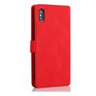 For iPhone X / XS Retro Magnetic Closing Clasp Horizontal Flip Leather Case with Holder & Card Slots & Photo Frame & Wallet(Red) - 3