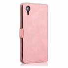 For iPhone XR Retro Magnetic Closing Clasp Horizontal Flip Leather Case with Holder & Card Slots & Photo Frame & Wallet(Rose Gold) - 3