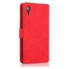 For iPhone XR Retro Magnetic Closing Clasp Horizontal Flip Leather Case with Holder & Card Slots & Photo Frame & Wallet(Red) - 3