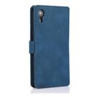 For iPhone XR Retro Magnetic Closing Clasp Horizontal Flip Leather Case with Holder & Card Slots & Photo Frame & Wallet(Navy Blue) - 3