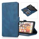 For iPhone XS Max Retro Magnetic Closing Clasp Horizontal Flip Leather Case with Holder & Card Slots & Photo Frame & Wallet(Navy Blue) - 1