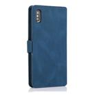 For iPhone XS Max Retro Magnetic Closing Clasp Horizontal Flip Leather Case with Holder & Card Slots & Photo Frame & Wallet(Navy Blue) - 2