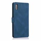 For iPhone XS Max Retro Magnetic Closing Clasp Horizontal Flip Leather Case with Holder & Card Slots & Photo Frame & Wallet(Navy Blue) - 2