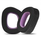 1 Pair Magic Ice Skin Replacement Earpads For Corsair HS80 Max / HS80 USB Wired / HS80 RGB(Black Purple) - 1