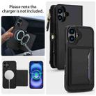 For iPhone 16 Multifunctional Wallet Detachable Leather Phone Case with Lanyard(Black) - 3
