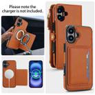 For iPhone 16 Multifunctional Wallet Detachable Leather Phone Case with Lanyard(Brown) - 3