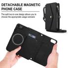 For iPhone SE 2022 / 2020 Multifunctional Wallet Detachable Leather Phone Case with Lanyard(Black) - 2