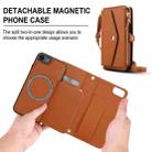 For iPhone SE 2022 / 2020 Multifunctional Wallet Detachable Leather Phone Case with Lanyard(Brown) - 2
