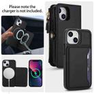 For iPhone 13 mini Multifunctional Wallet Detachable Leather Phone Case with Lanyard(Black) - 3