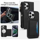 For iPhone 12 Pro Max Multifunctional Wallet Detachable Leather Phone Case with Lanyard(Black) - 3
