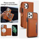 For iPhone 11 Pro Max Multifunctional Wallet Detachable Leather Phone Case with Lanyard(Brown) - 3