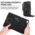 For iPhone XS Max Multifunctional Wallet Detachable Leather Phone Case with Lanyard(Black) - 2