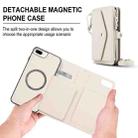 For iPhone 8 Plus Multifunctional Wallet Detachable Leather Phone Case with Lanyard(White) - 2