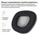 1 Pair Protein Leather and Ice Silk Cloth Cotton Replacement Earpads For Corsair VOID PRO RGB SE(Black) - 2
