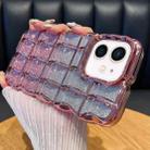 For iPhone 11 Wavy Texture Gradient Glitter Paper TPU Phone Case(Pink) - 1