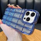 For iPhone 12 Pro Max Wavy Texture Gradient Glitter Paper TPU Phone Case(Blue) - 1