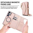 For Samsung Galaxy S25 Ultra 5G Multifunctional Wallet Detachable Leather Phone Case with Lanyard(Rose Gold) - 2