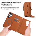For Samsung Galaxy S25 Ultra 5G Multifunctional Wallet Detachable Leather Phone Case with Lanyard(Brown) - 2