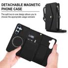 For Samsung Galaxy S25+ 5G Multifunctional Wallet Detachable Leather Phone Case with Lanyard(Black) - 2