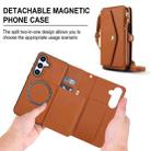 For Samsung Galaxy S25+ 5G Multifunctional Wallet Detachable Leather Phone Case with Lanyard(Brown) - 2