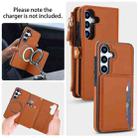 For Samsung Galaxy S25+ 5G Multifunctional Wallet Detachable Leather Phone Case with Lanyard(Brown) - 3