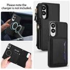 For Samsung Galaxy S25 Edge 5G Multifunctional Wallet Detachable Leather Phone Case with Lanyard(Black) - 3