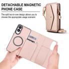 For Samsung Galaxy S25 Edge 5G Multifunctional Wallet Detachable Leather Phone Case with Lanyard(Rose Gold) - 2