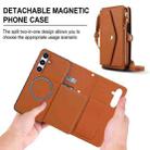 For Samsung Galaxy S24+ 5G Multifunctional Wallet Detachable Leather Phone Case with Lanyard(Brown) - 2