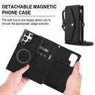 For Samsung Galaxy S23 Ultra 5G Multifunctional Wallet Detachable Leather Phone Case with Lanyard(Black) - 2