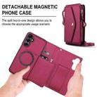 For Samsung Galaxy S23+ 5G Multifunctional Wallet Detachable Leather Phone Case with Lanyard(Red) - 2