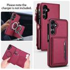For Samsung Galaxy S23+ 5G Multifunctional Wallet Detachable Leather Phone Case with Lanyard(Red) - 3