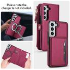 For Samsung Galaxy S22+ 5G Multifunctional Wallet Detachable Leather Phone Case with Lanyard(Red) - 3