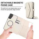 For Samsung Galaxy S21+ 5G Multifunctional Wallet Detachable Leather Phone Case with Lanyard(White) - 2