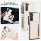 For Samsung Galaxy S21 FE 5G Multifunctional Wallet Detachable Leather Phone Case with Lanyard(White) - 3