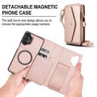 For Samsung Galaxy A13 4G / 5G Multifunctional Wallet Detachable Leather Phone Case with Lanyard(Rose Gold) - 2