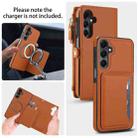 For Samsung Galaxy A14 4G / 5G Multifunctional Wallet Detachable Leather Phone Case with Lanyard(Brown) - 3