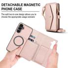 For Samsung Galaxy A16 5G Multifunctional Wallet Detachable Leather Phone Case with Lanyard(Rose Gold) - 2