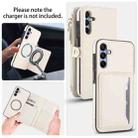For Samsung Galaxy A35 5G Multifunctional Wallet Detachable Leather Phone Case with Lanyard(White) - 3