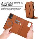 For Samsung Galaxy A52 5G Multifunctional Wallet Detachable Leather Phone Case with Lanyard(Brown) - 2
