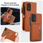 For Samsung Galaxy A52 5G Multifunctional Wallet Detachable Leather Phone Case with Lanyard(Brown) - 3