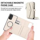 For Samsung Galaxy A53 5G Multifunctional Wallet Detachable Leather Phone Case with Lanyard(White) - 2