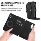 For Samsung Galaxy A56 5G Multifunctional Wallet Detachable Leather Phone Case with Lanyard(Black) - 2