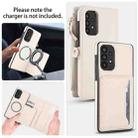 For Samsung Galaxy A72 5G Multifunctional Wallet Detachable Leather Phone Case with Lanyard(White) - 3